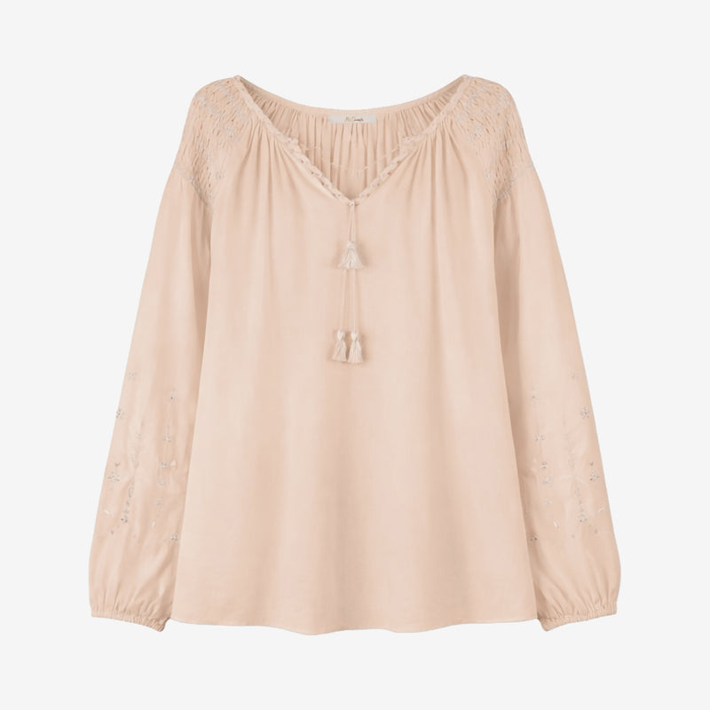 Hagar Blouse - Nude