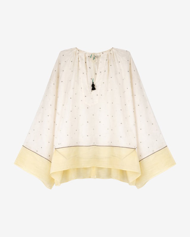 Orpheo Blouse - Ivory - Dernière image