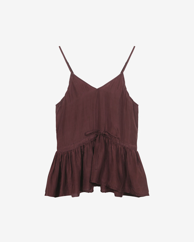 Elvira Top - Cognac - Dernière image