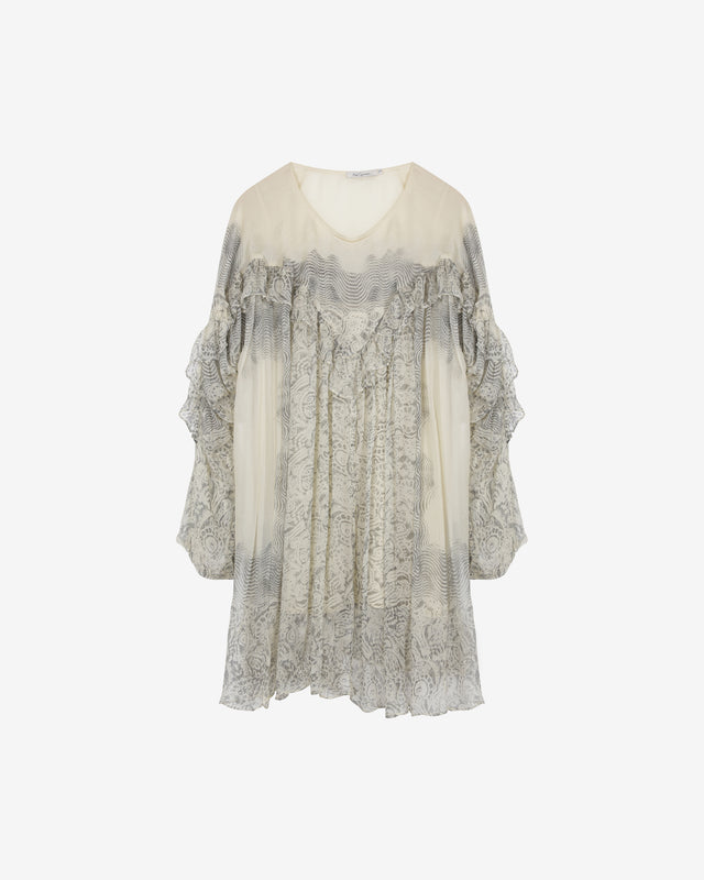 Lamour Dress - Ecru - Dernière image