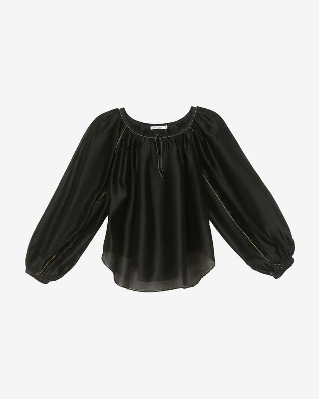Evening Primrose Blouse - Black - Dernière image
