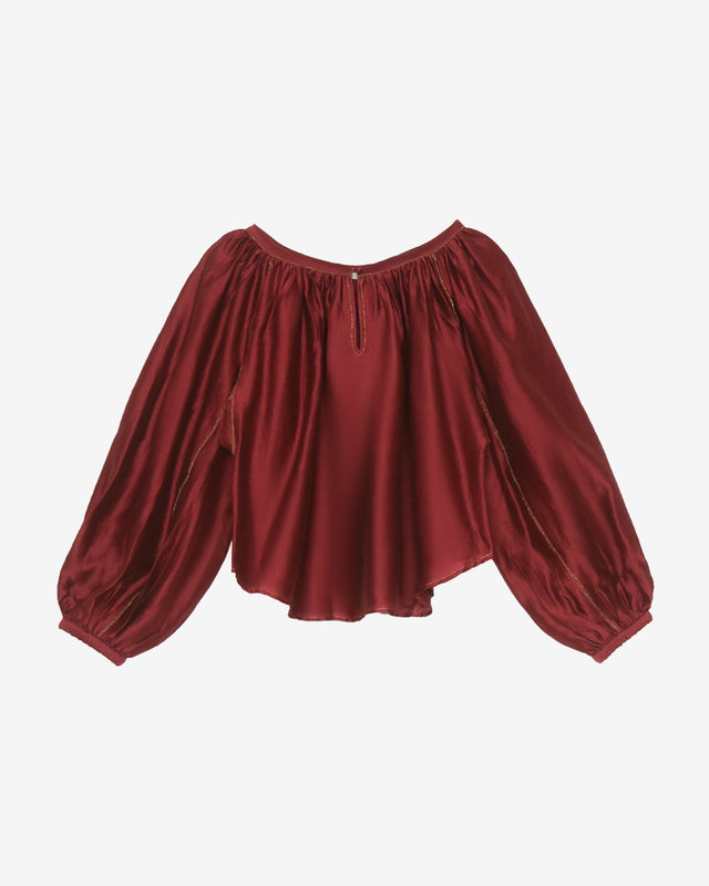 Evening Primrose Blouse - Red - Dernière image