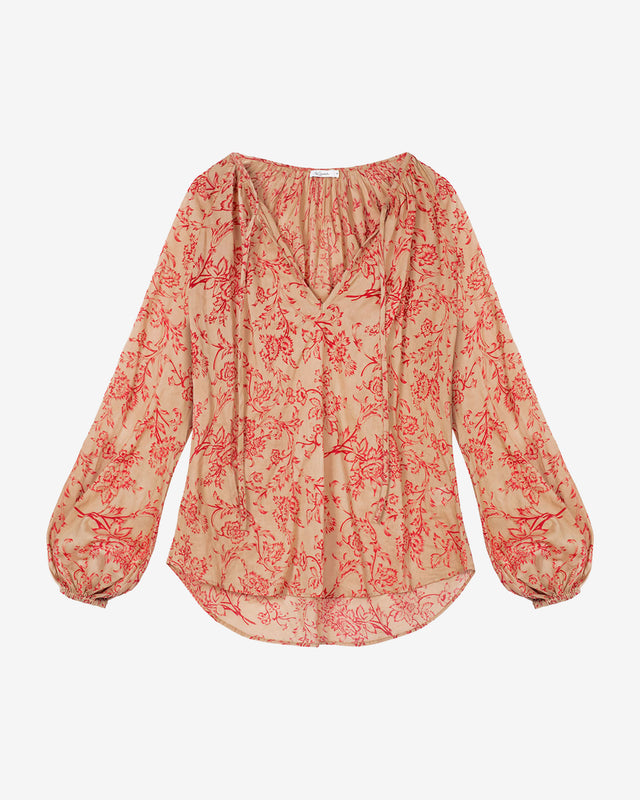Josette Blouse - Peach - Dernière image