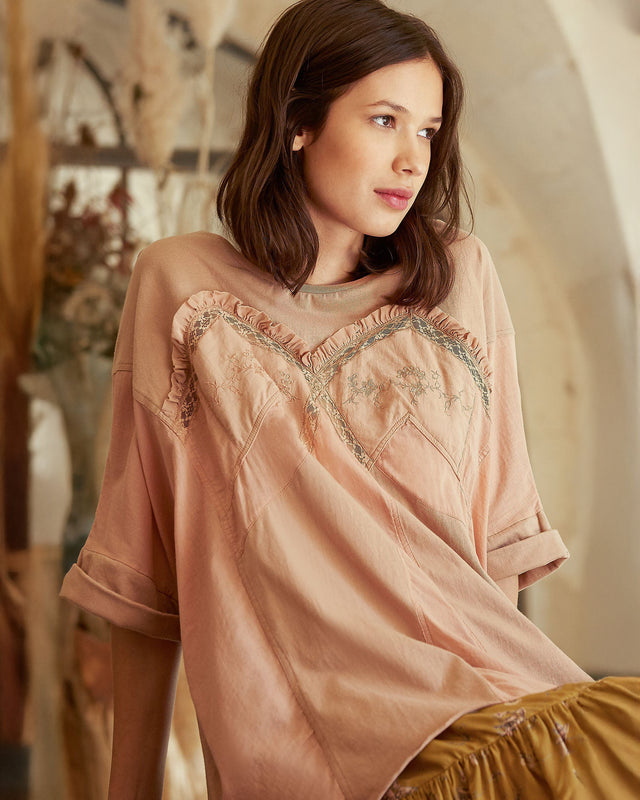 Moore T-Shirt - Nude - Image 1