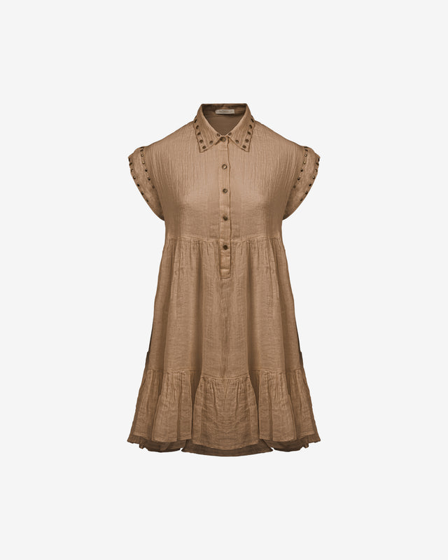 Girl's Dress - Sand - Dernière image