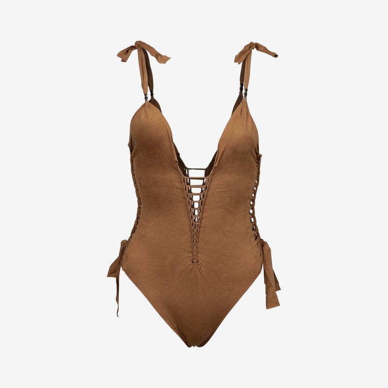 Maillot De Bain Selly - Marron