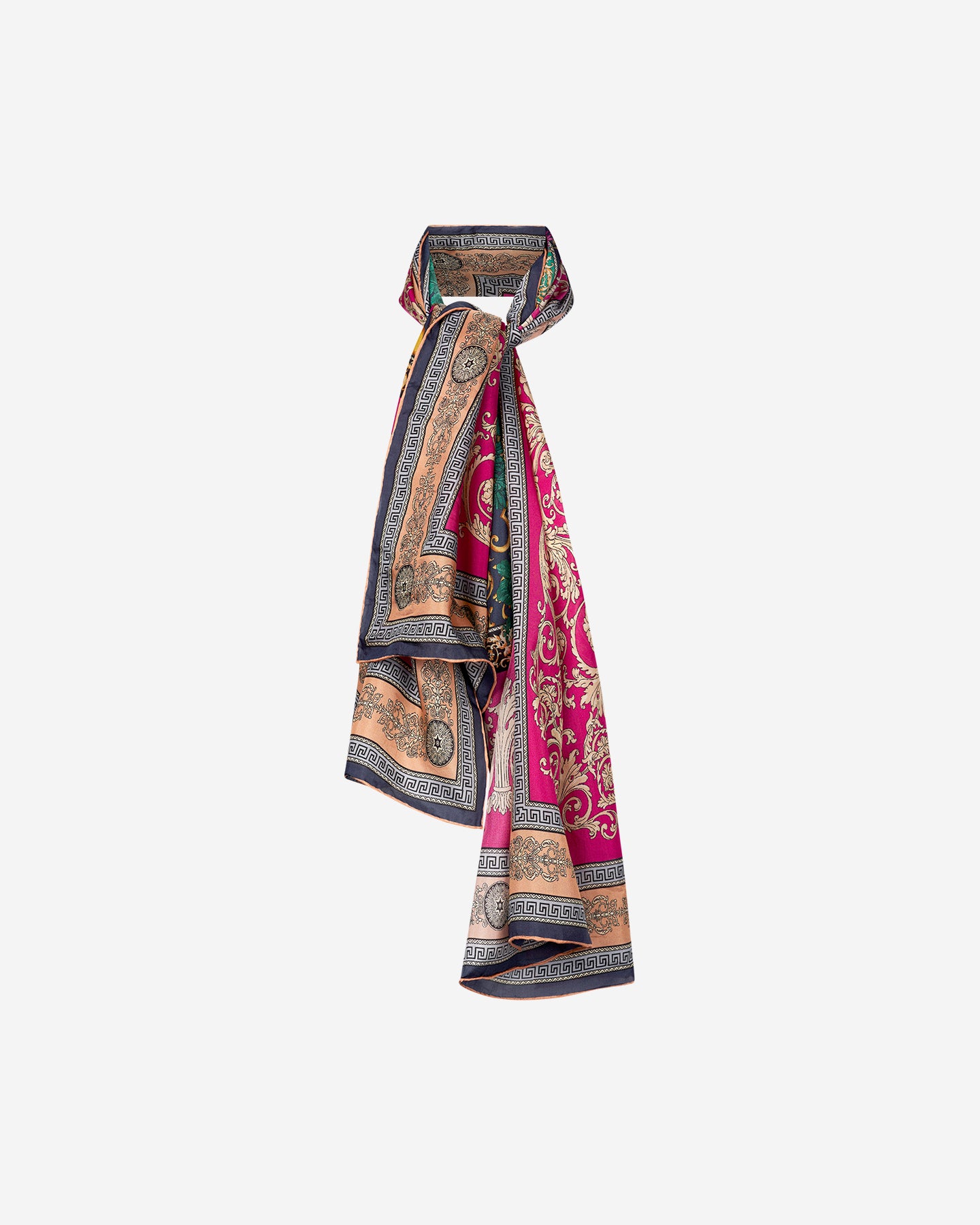 Splendide foulard en soie lurex imprimé - Accessoires Mes Demoiselles