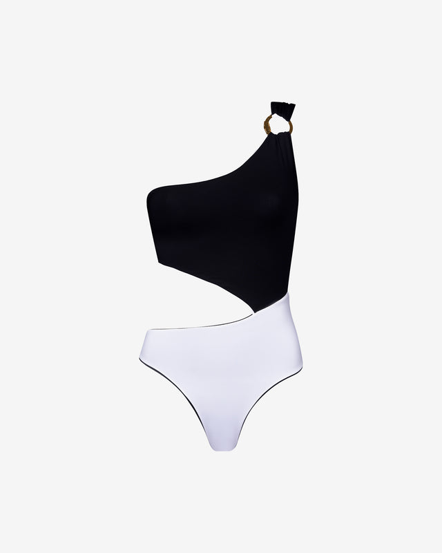 Maillot De Bain Rocho - Noir & Blanc - Image 2