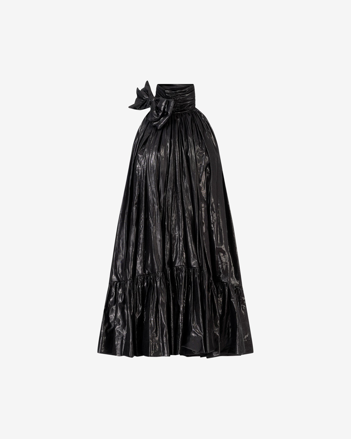 Robe Venus - Noir : Robe féminine courte en fil lurex tissé noir Mes Demoiselles