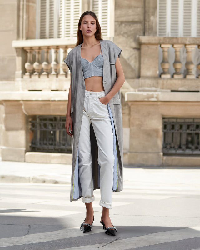Top Blond - Gris - Image 1