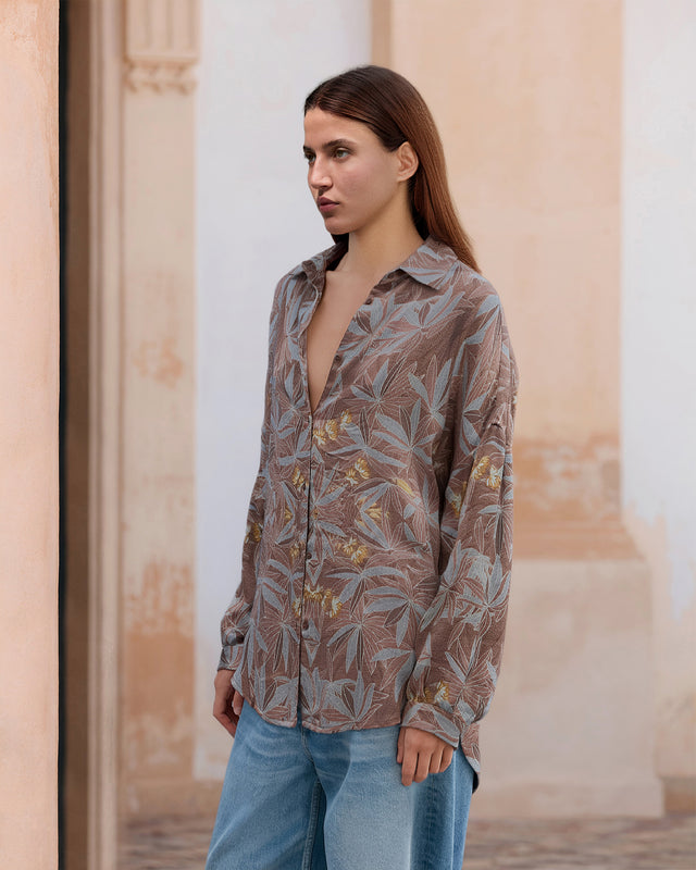 Chemise Clany - Marron - Image 2