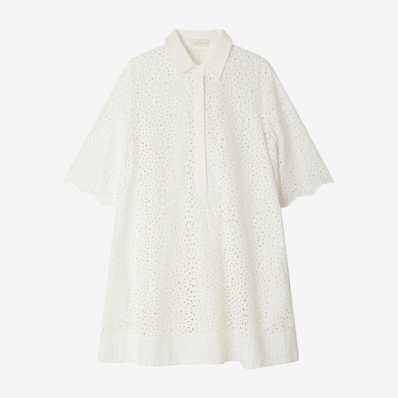 Robe Rose - Blanc