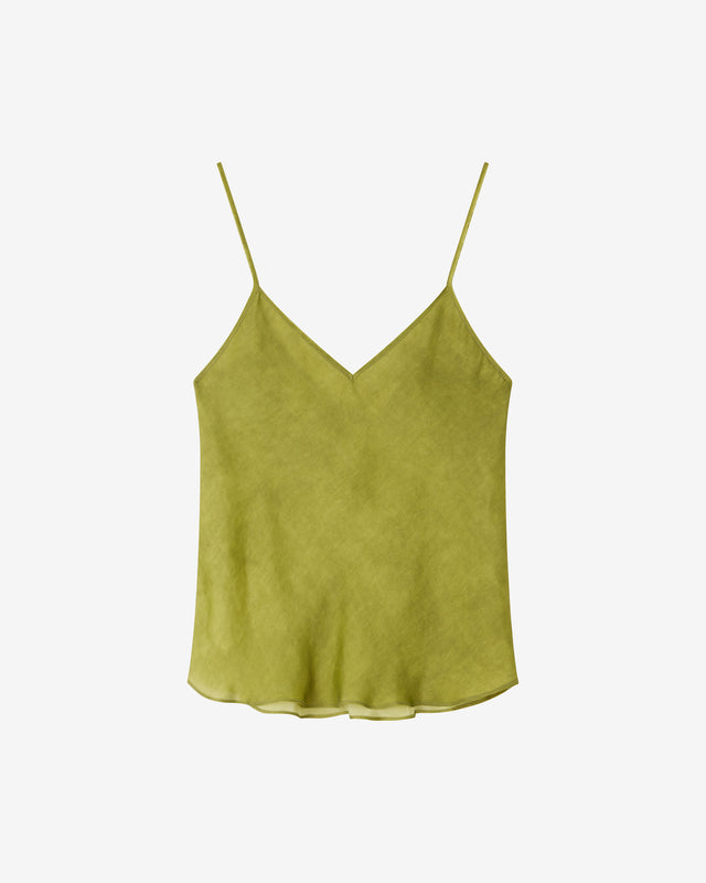 Délicat top en soie vert clair - Chemises & tops Mes Demoiselles - Image 3