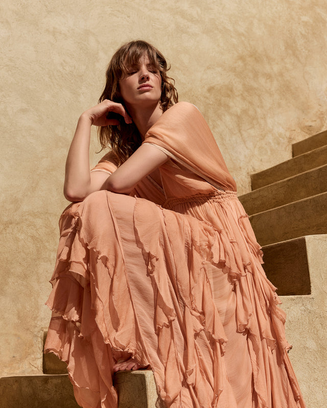 Robe Charlotte - Nude - Image 2