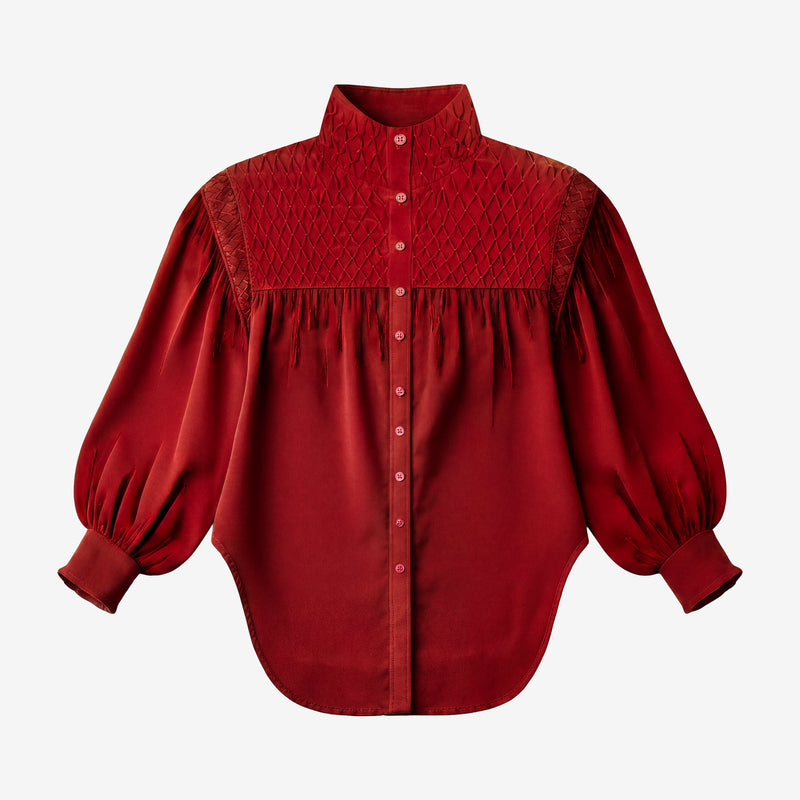 Esmeralda Blouse - Red