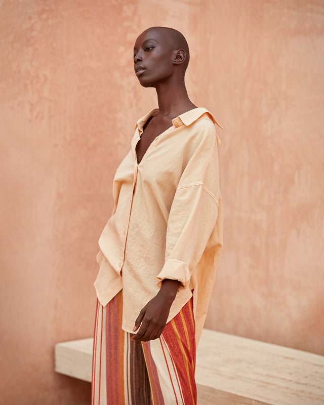 Chemise Diba - Jaune - Image 3