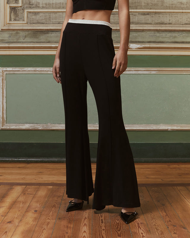 Pantalon noir élégant - Pantalons & combinaisons Mes Demoiselles - Image 2
