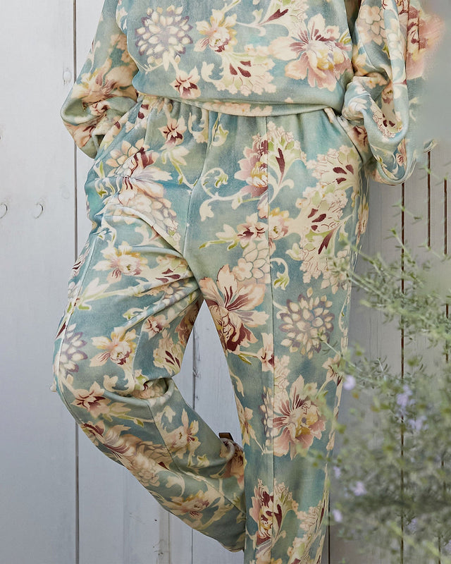 Pantalon Kaana Imprimé aqua | Mes Demoiselles Paris - Image 2