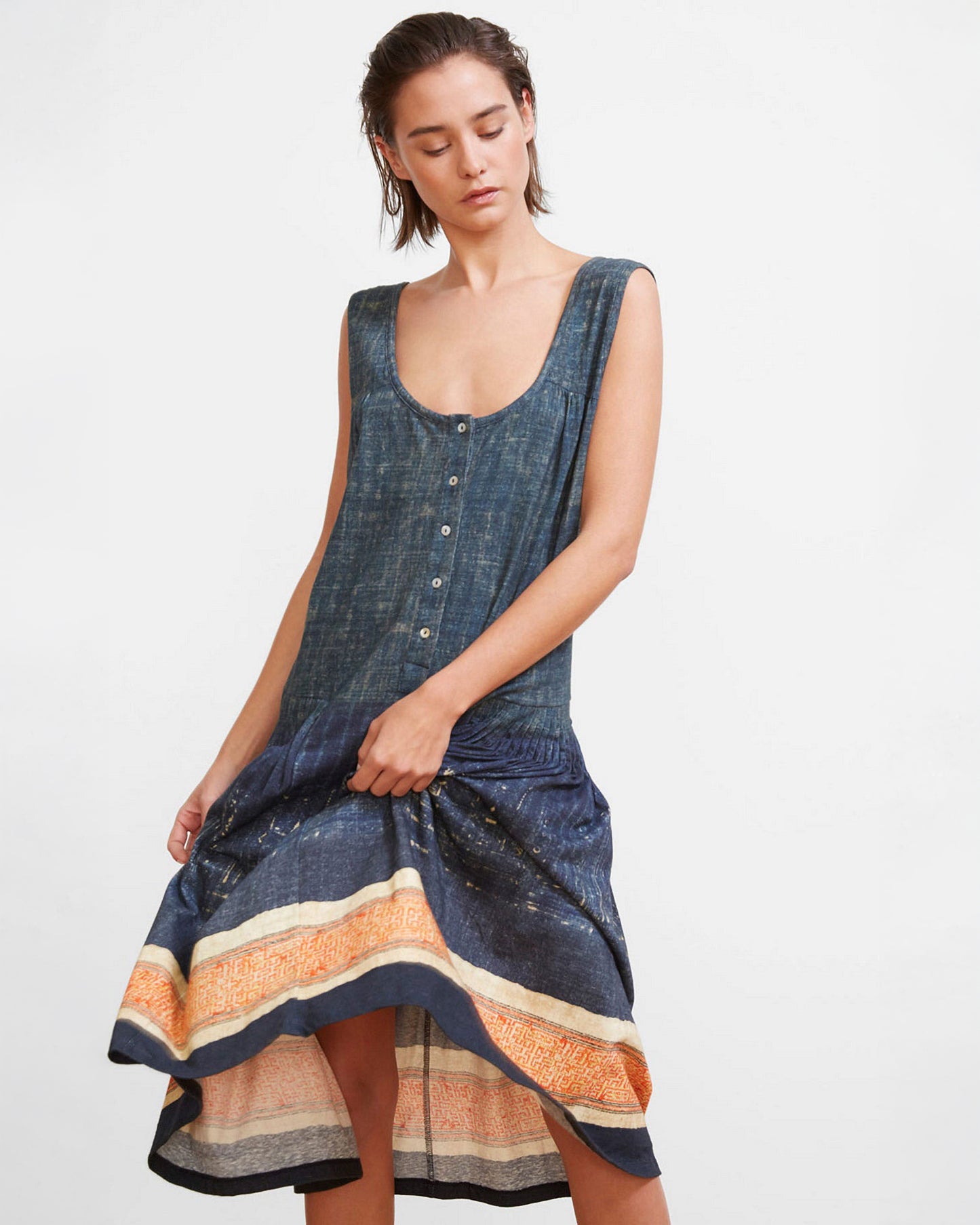 Maythy Dress - Indigo