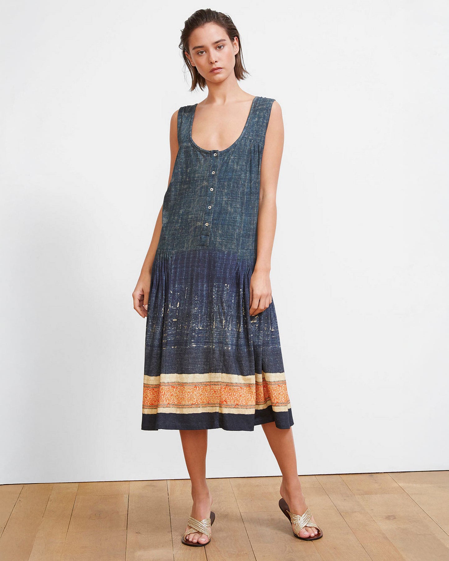 Maythy Dress - Indigo