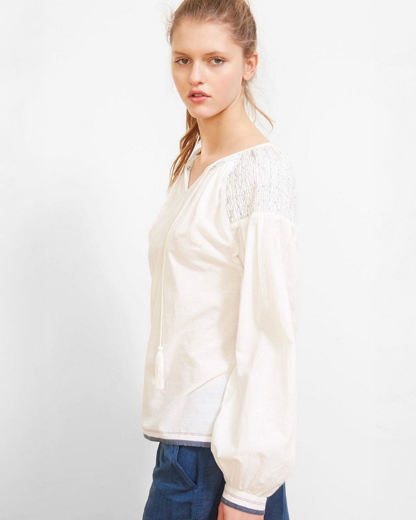 Poppy Blouse - Ecru