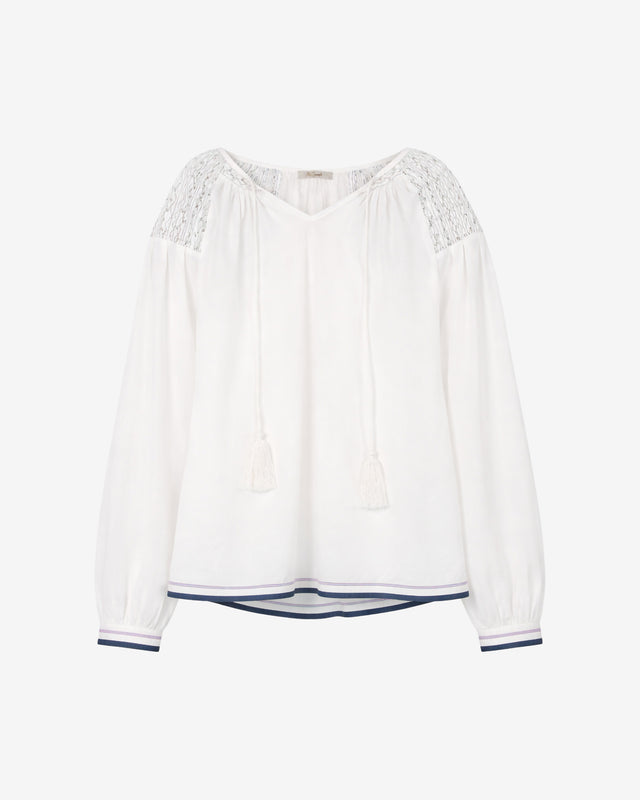 Poppy Blouse - Ecru - Dernière image