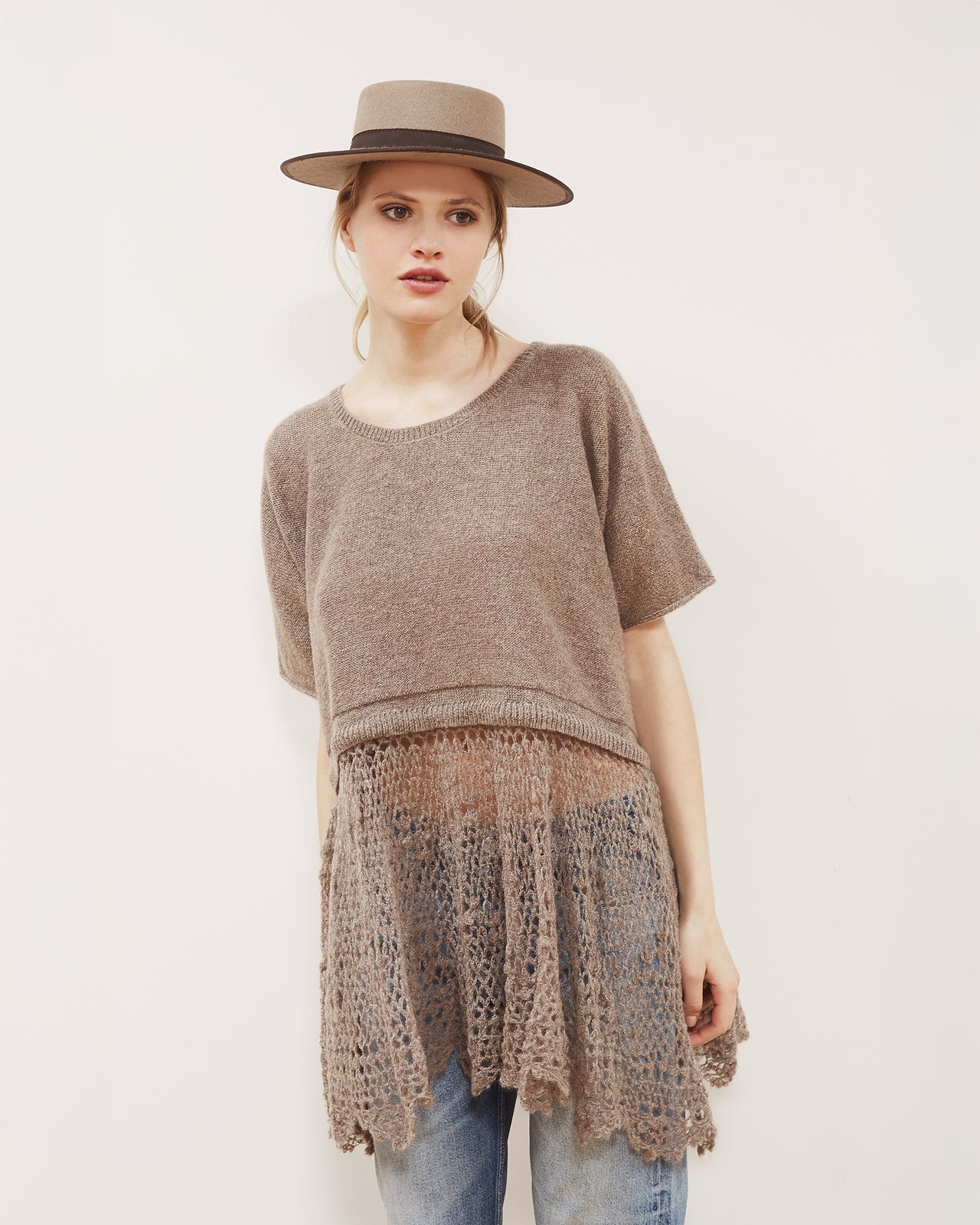 Pull Caline - Taupe - Image 2