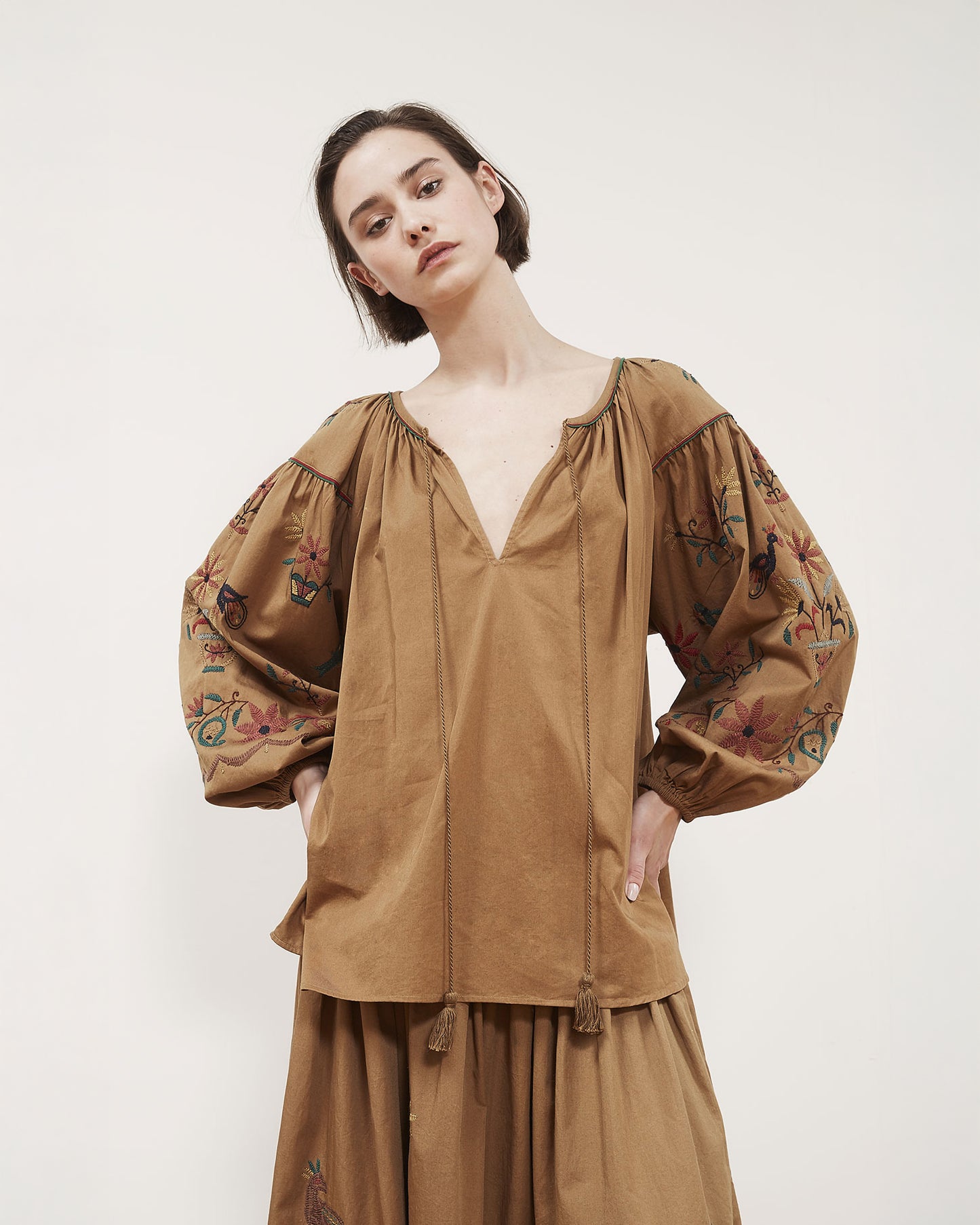 Hansel Blouse - Khaki