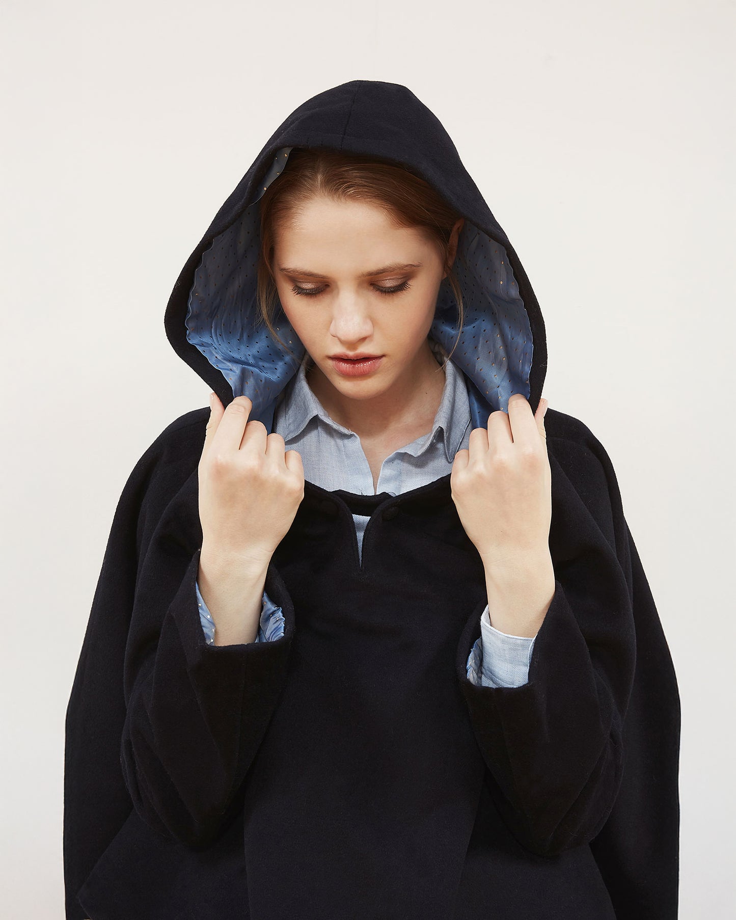 Helois Coat - Navy Blue