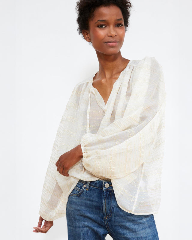Esteban Blouse - Ivory - Image 1