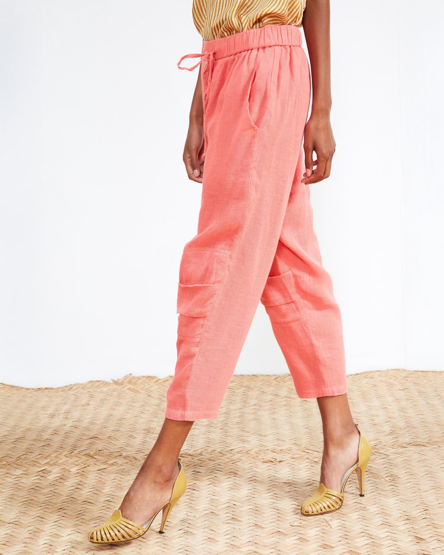 Pantalon Rag - Corail