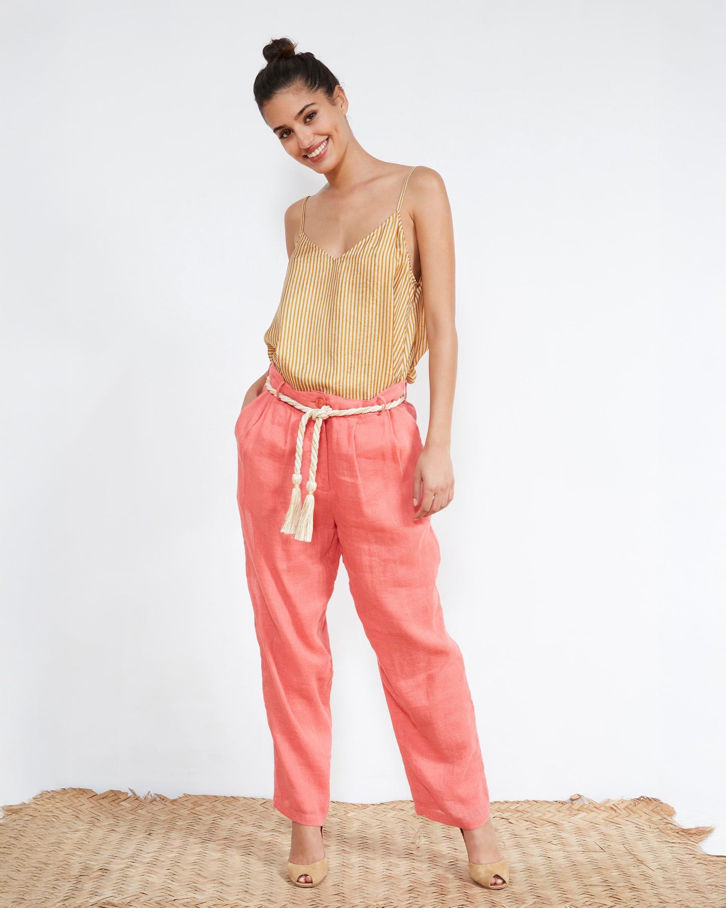 Roy Pants - Coral