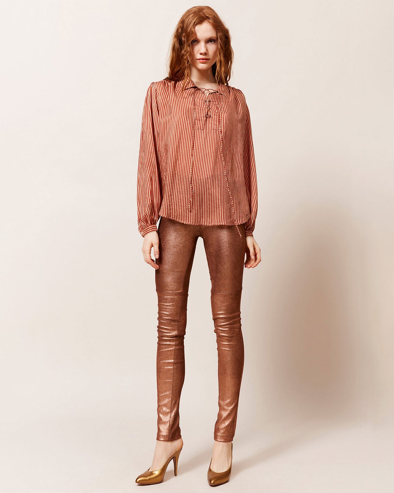 Bartholome Blouse - Red - Image 6