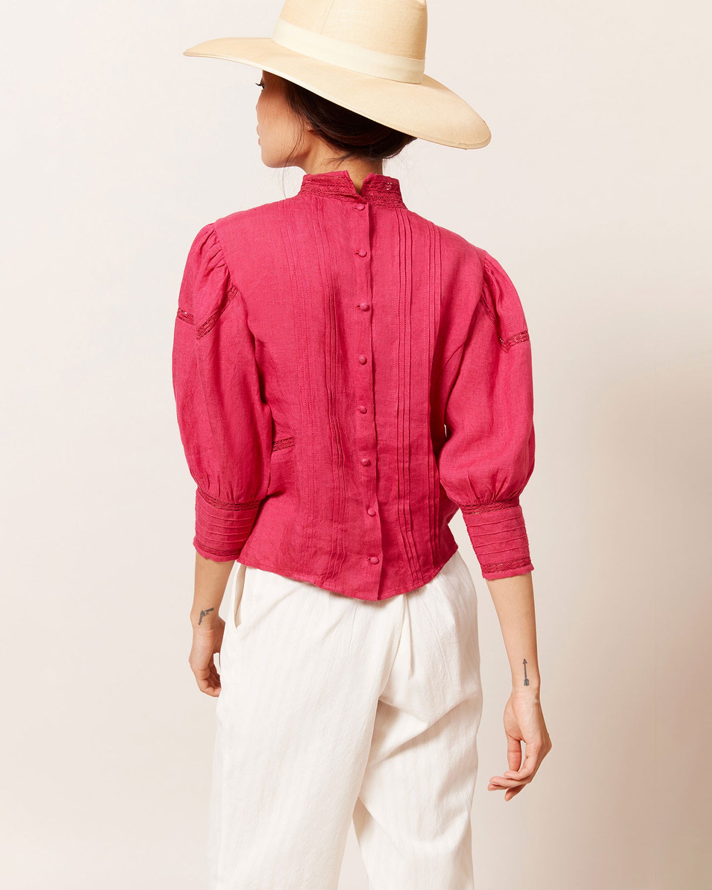 Blouse Byrds - Fuchsia