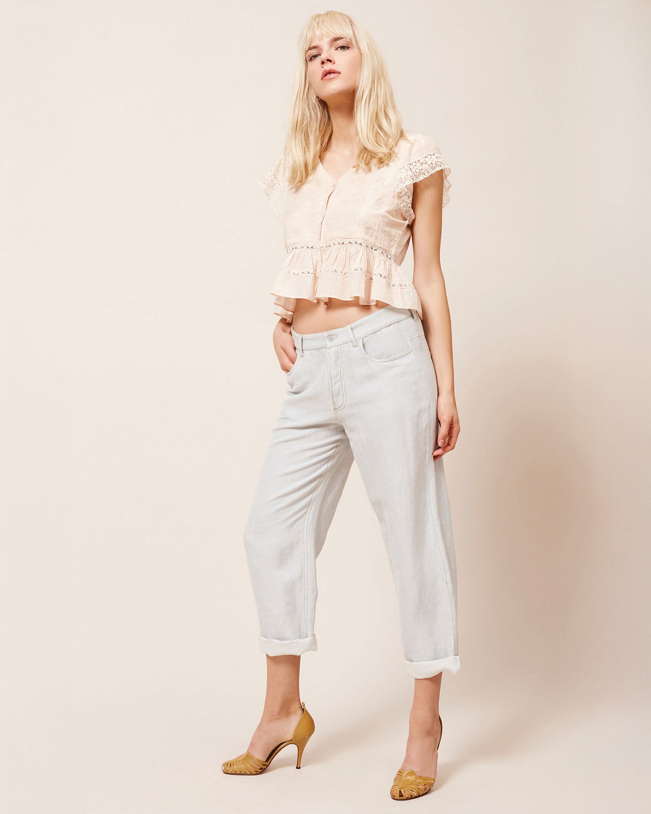 Eagle Eye Pants - Sky Blue - Image 1