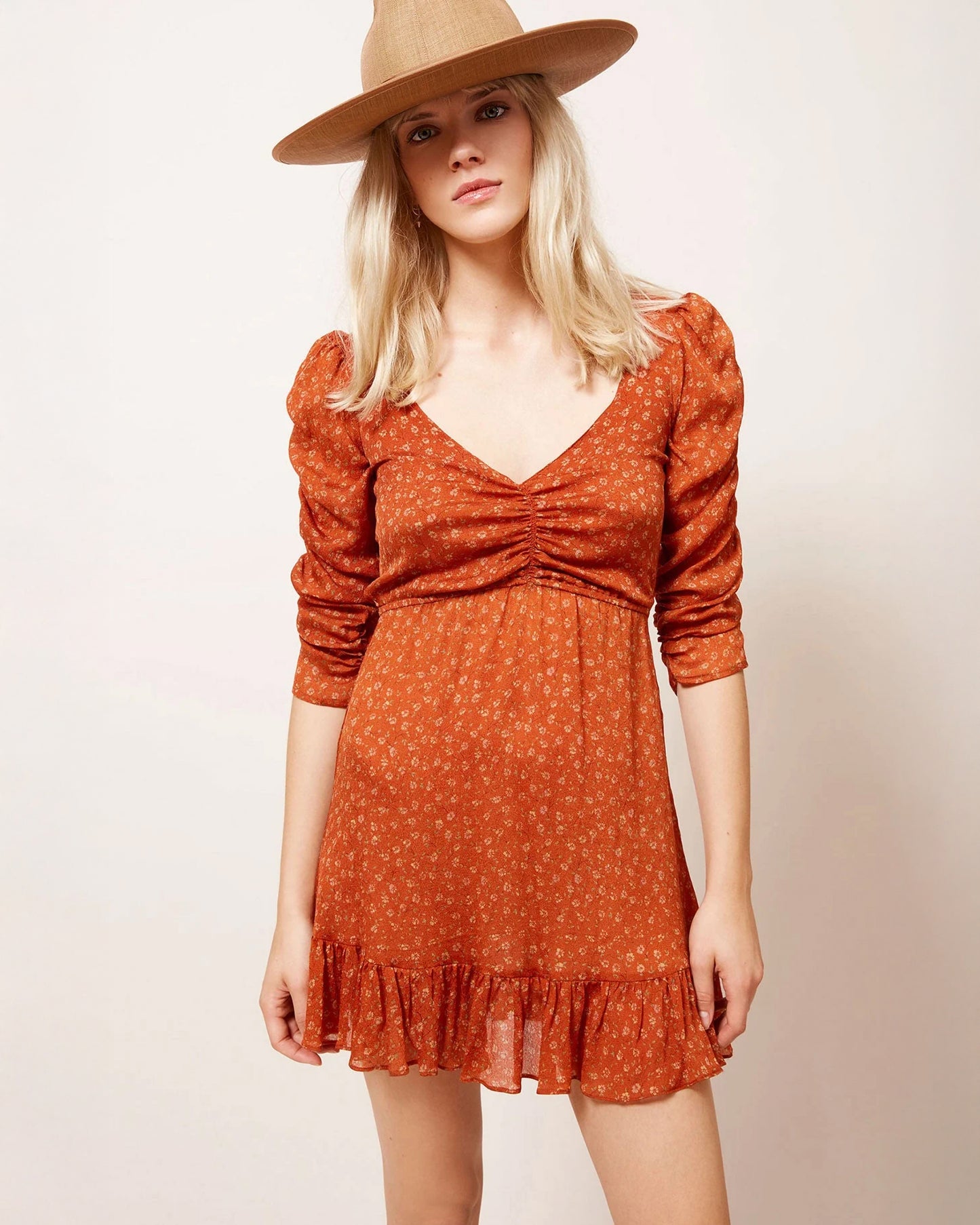 Francesca Dress - Orange