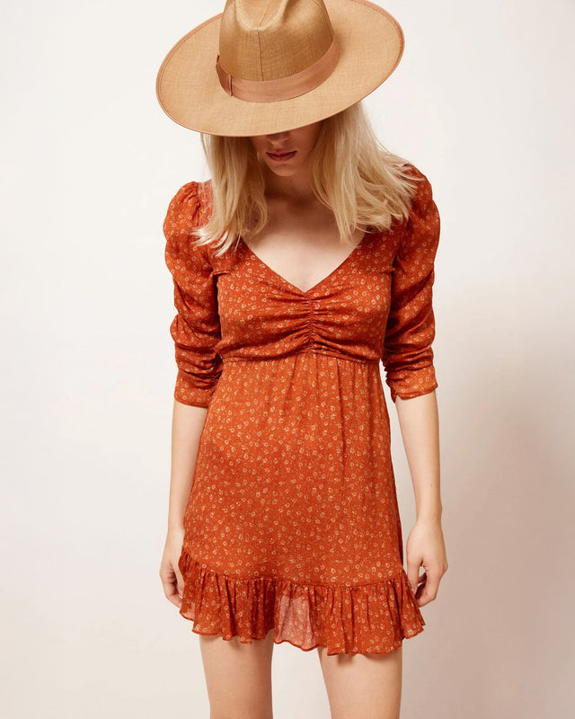 Francesca Dress - Orange - Image 3