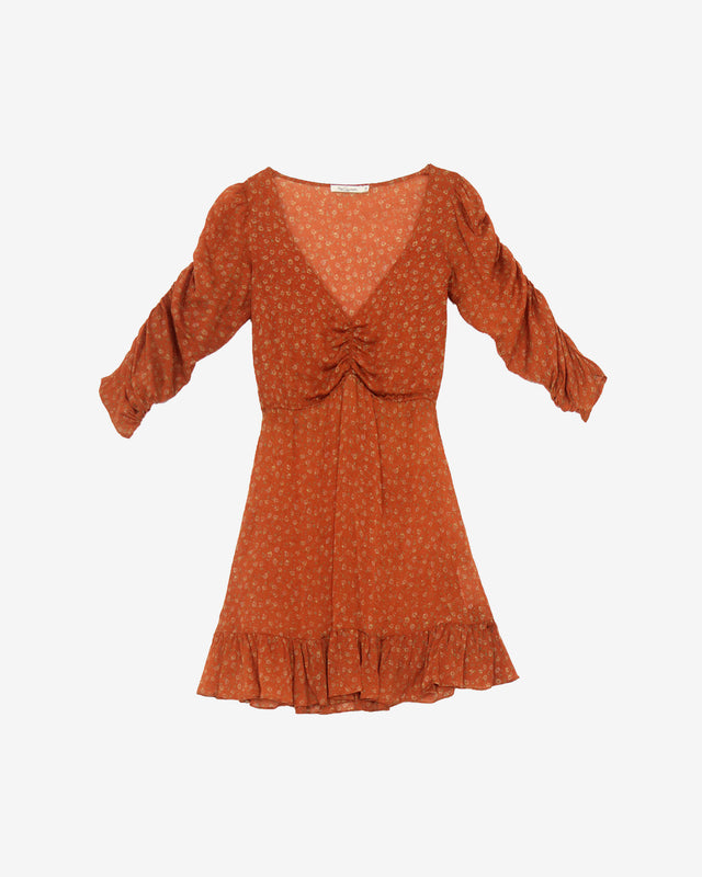 Francesca Dress - Orange - Dernière image