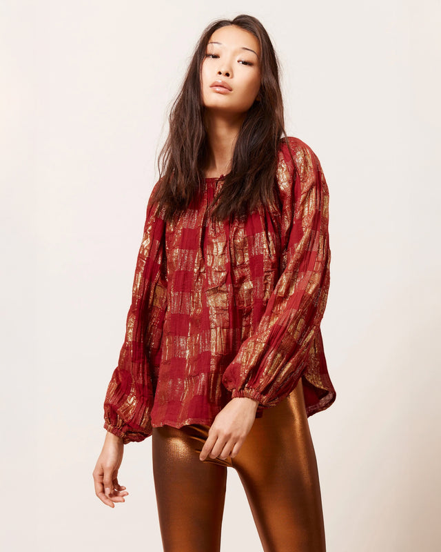 Blouse Mojdeh - Rouge - Image 1