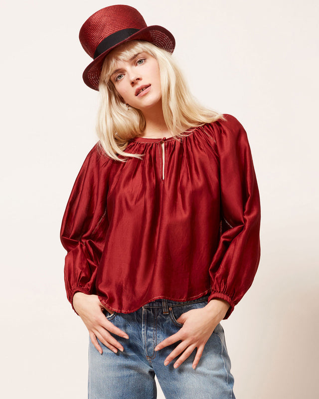 Blouse Onagre - Rouge - Image 1