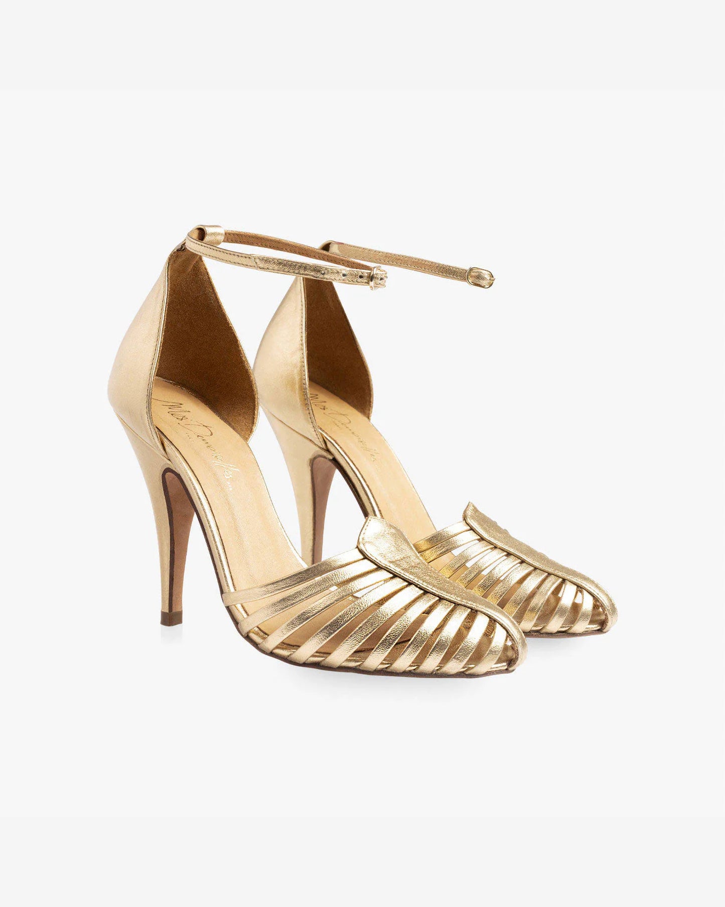Venitiennes Heels - Gold