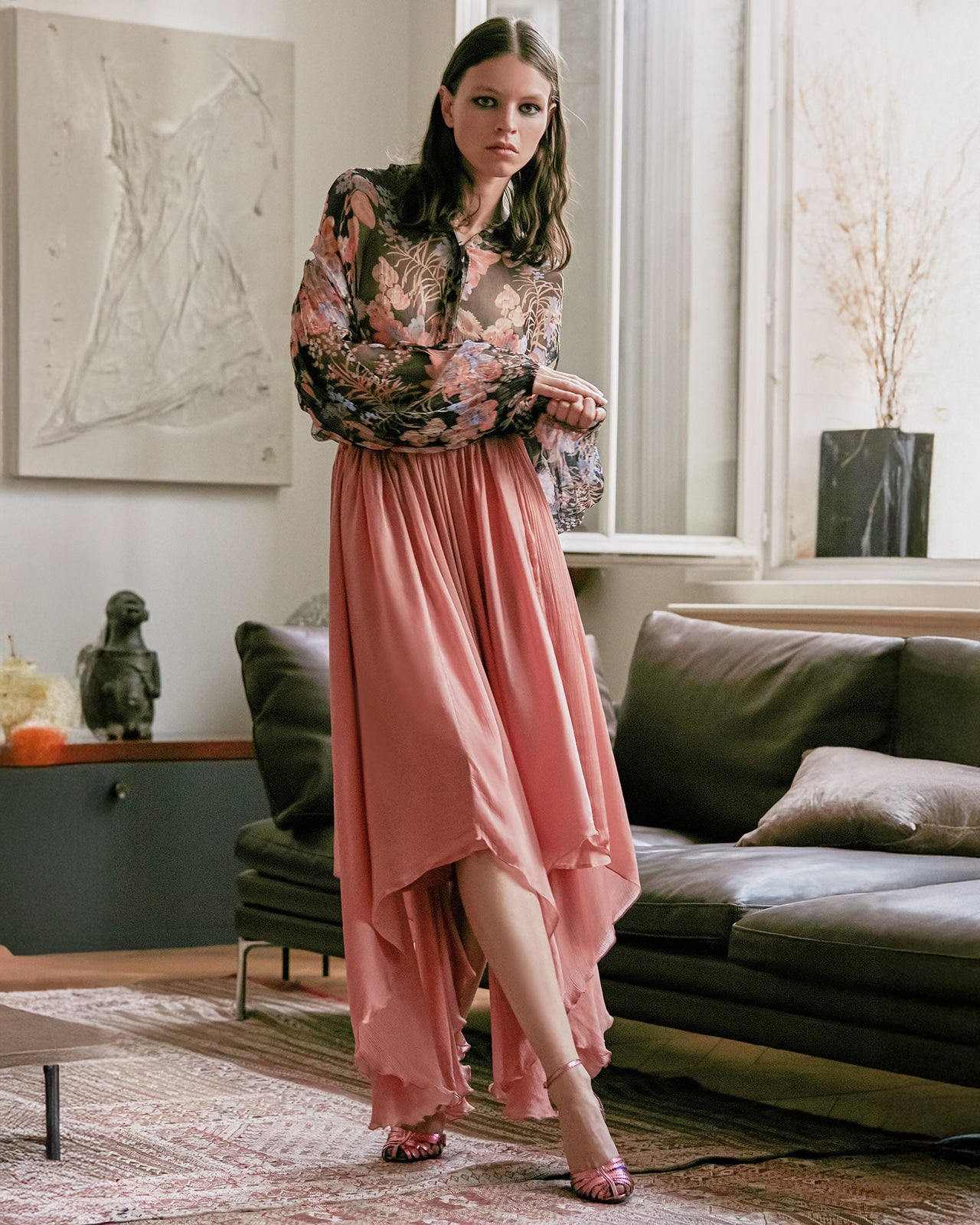 Alizee Skirt - Red - Image 4