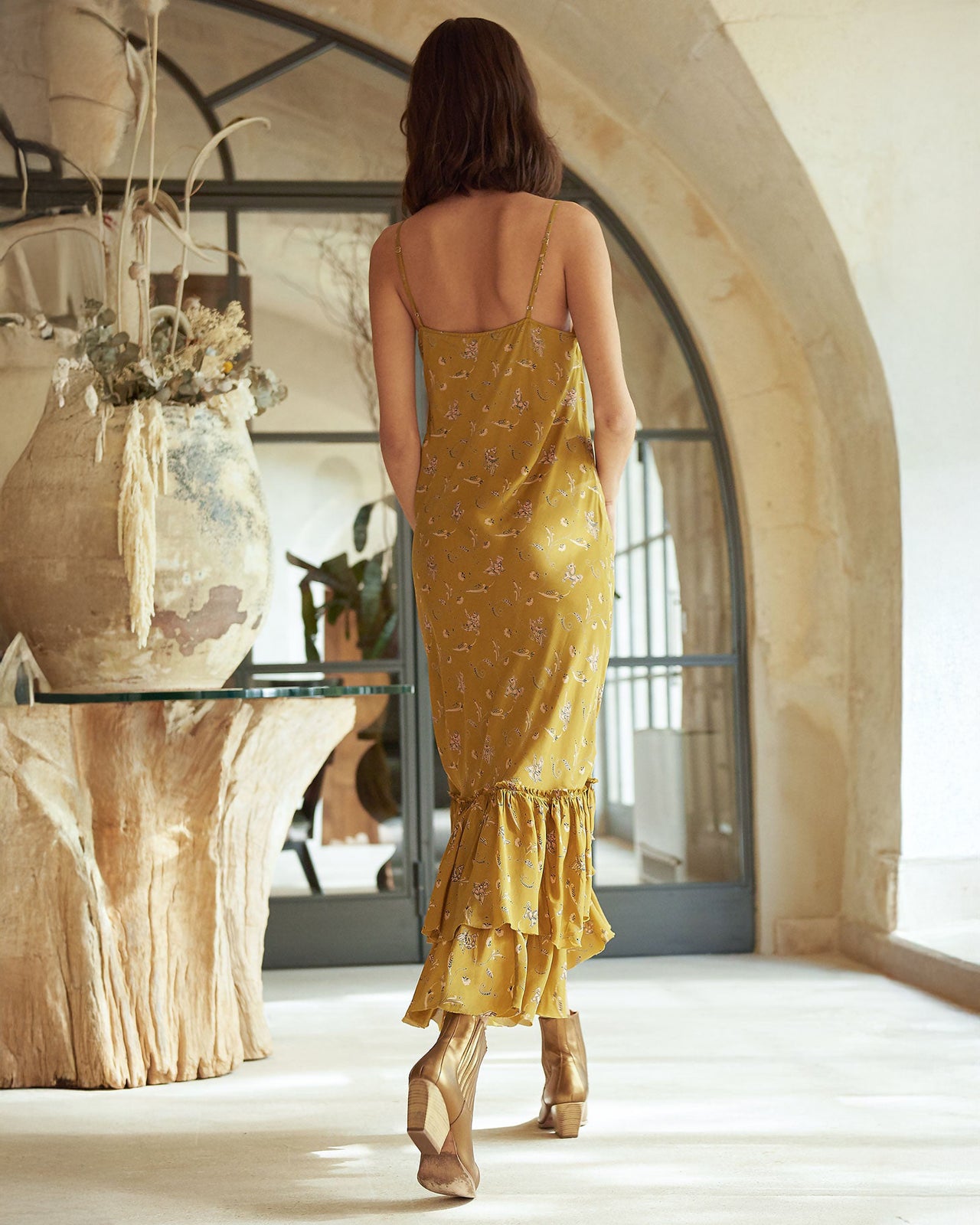 Bamboo Dress - Khaki - Image 3