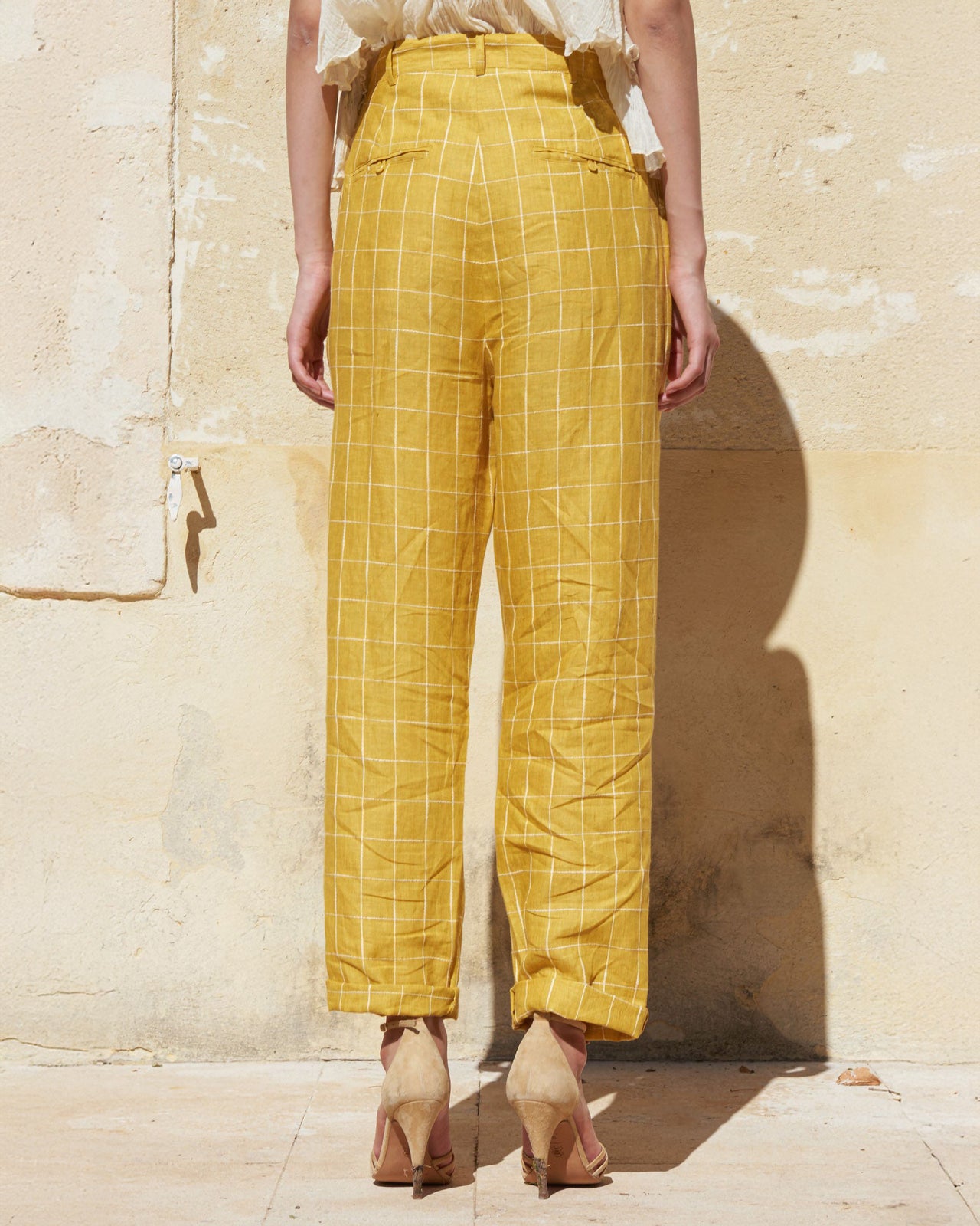 Pantalon Calypso - Jaune - Image 4
