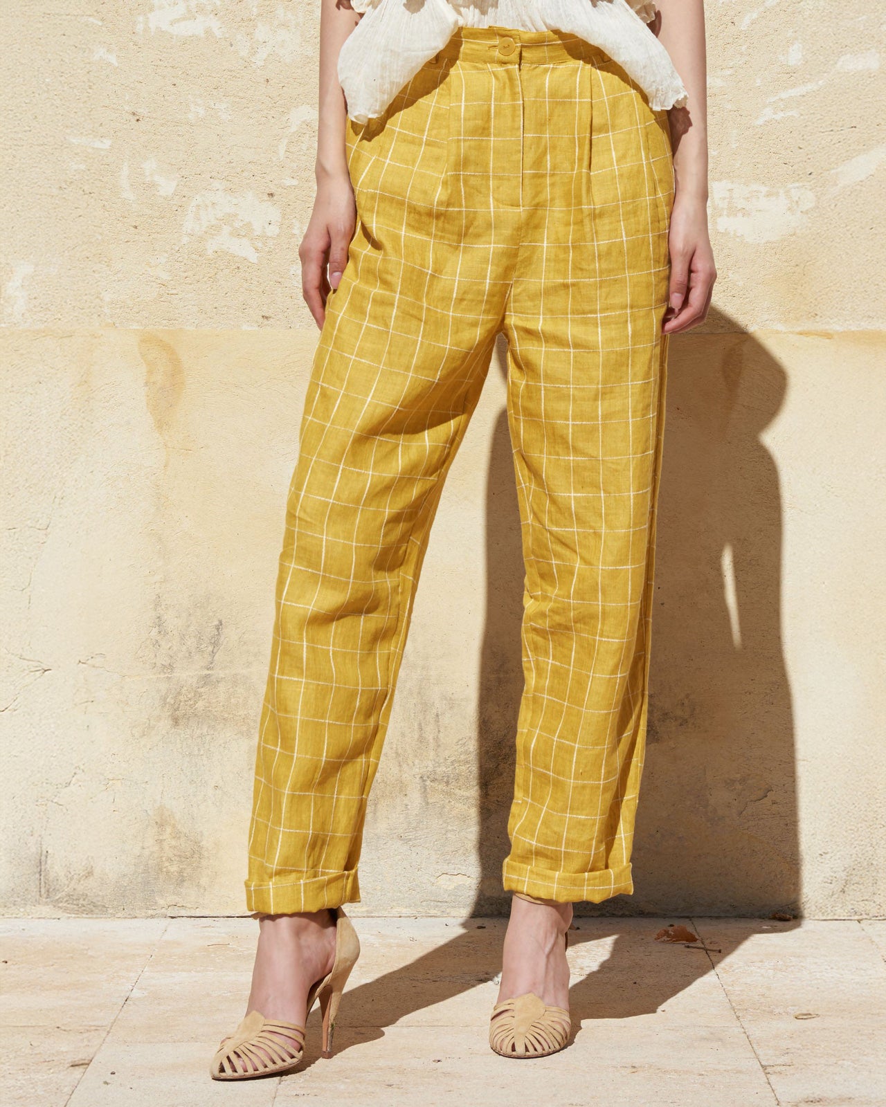 Pantalon Calypso - Jaune - Image 5