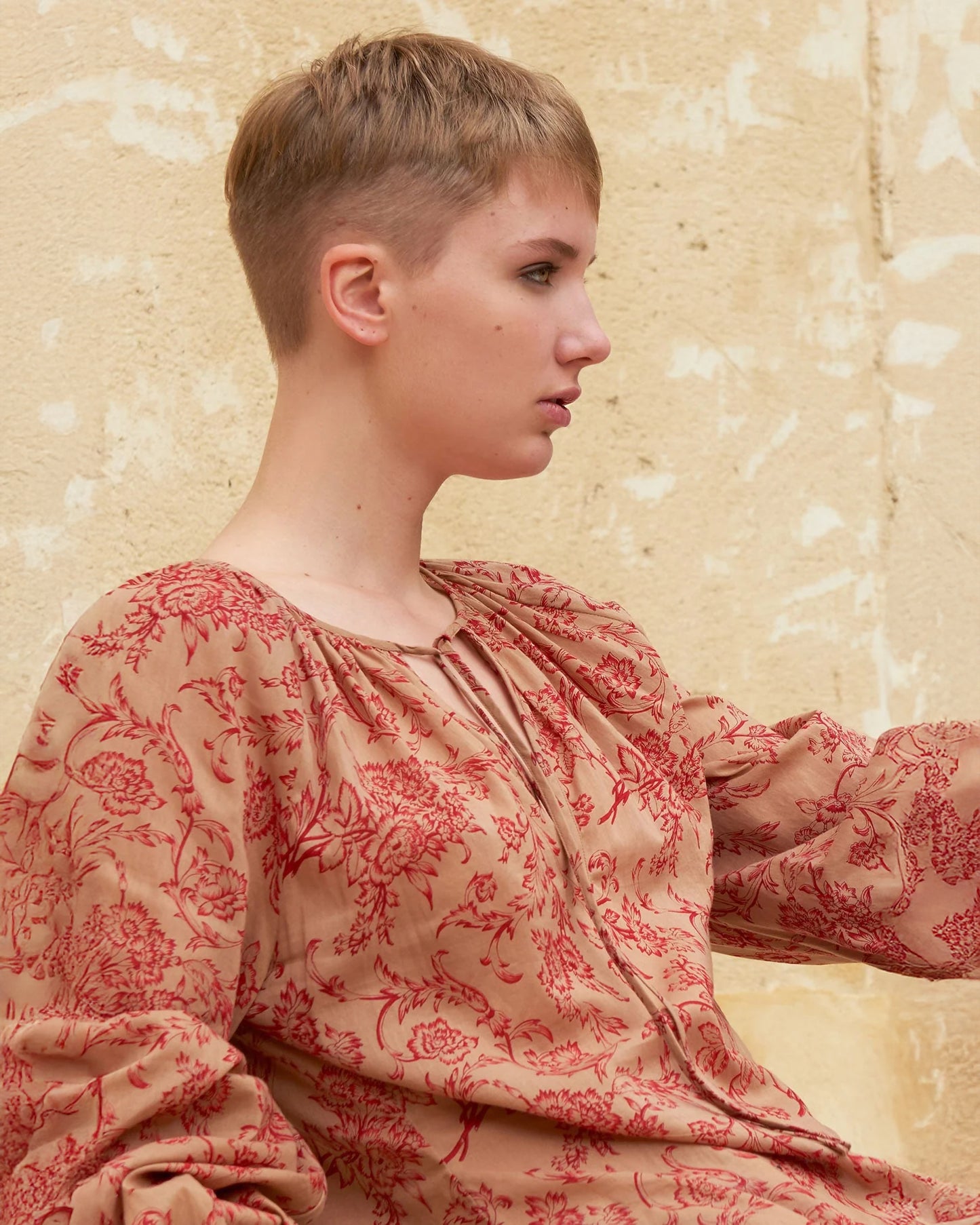 Blouse Josette - Pêche