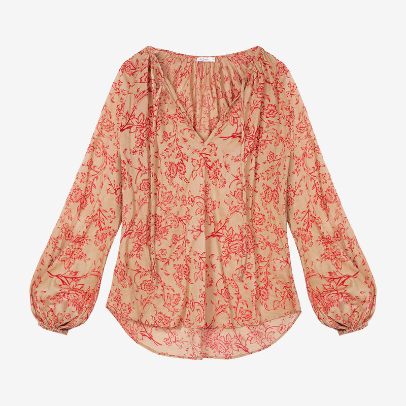 Blouse Josette - Pêche