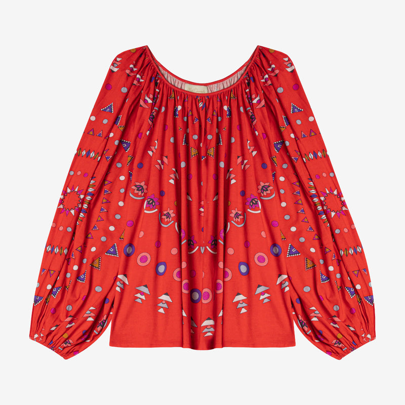 Blouse Cameo - Rouge
