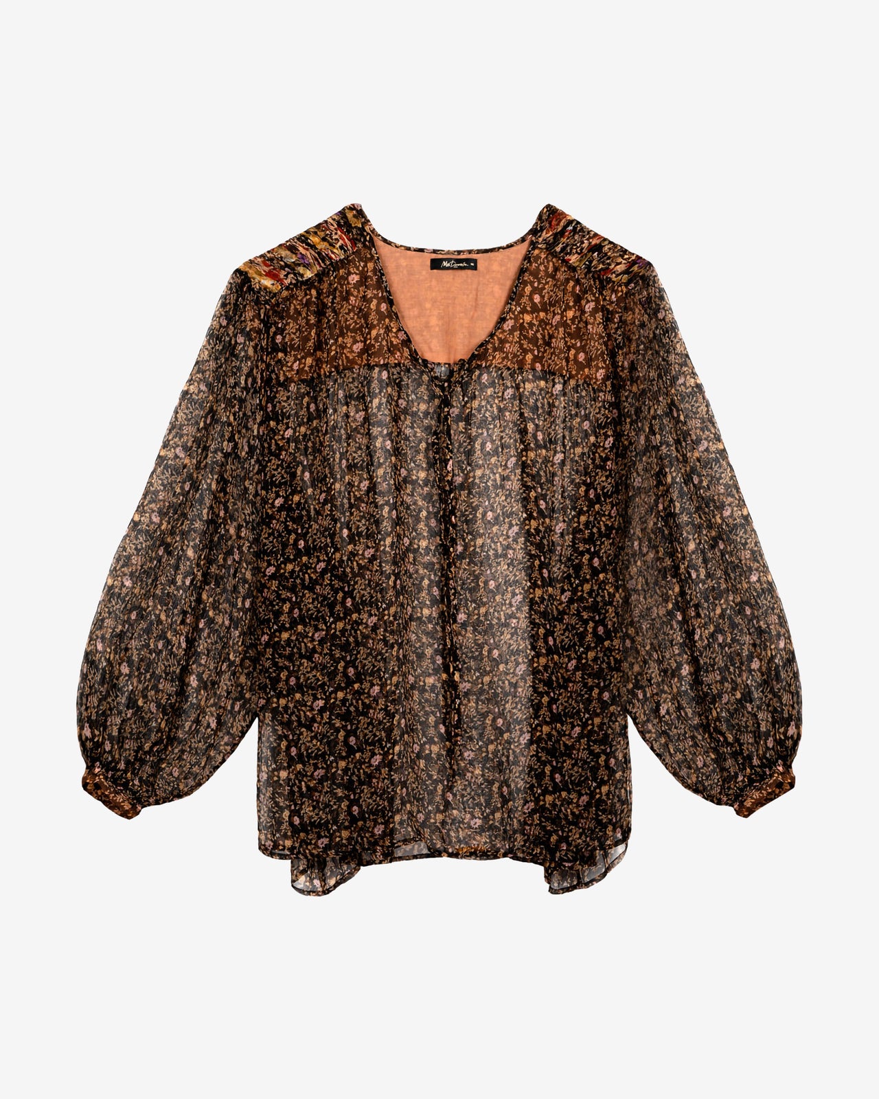 Gardenia Blouse - Black - Image 6