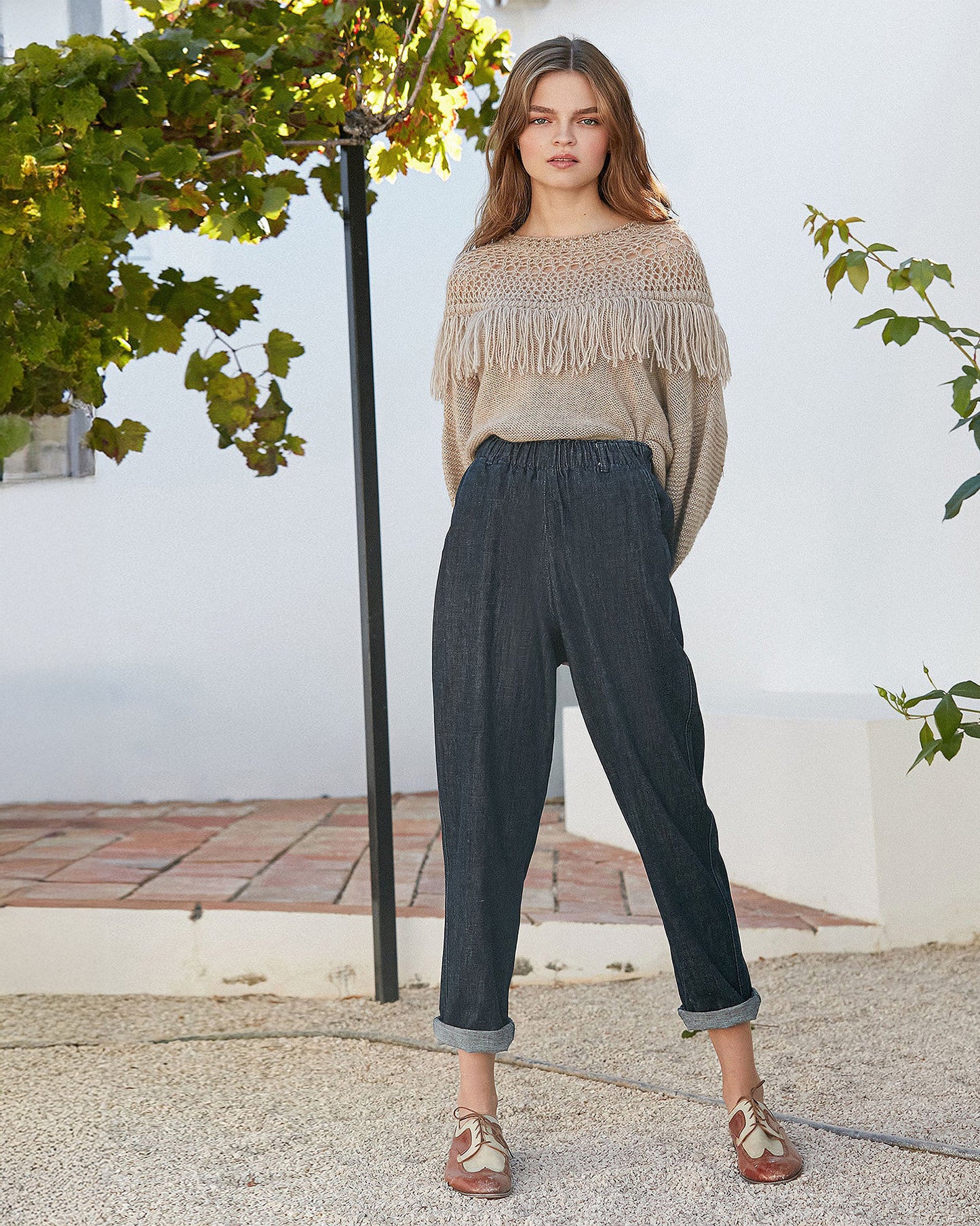 Pantalon Gaucho - Denim